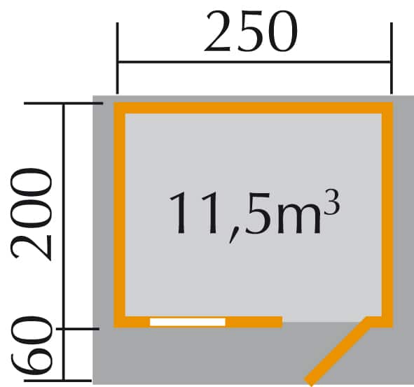 Faház alapozási méret. Weka faház 106-107