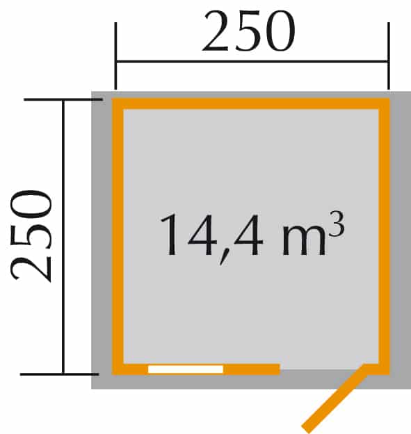 Faház alaprajz 106.2525.10.00