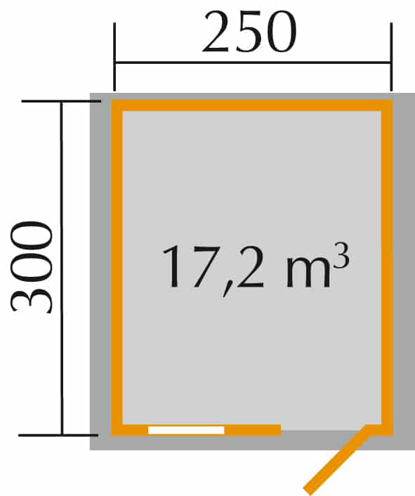 Weka faház alapozási rajz