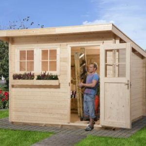 Féltetős faház Weka 116