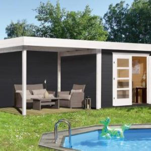 Faház szürke fehér színre festve