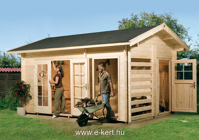 Szerszámtároló faház