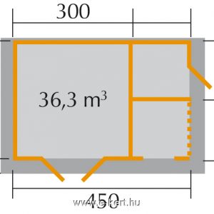 Szerszámos házunk alaprajza
