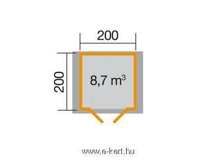 Weka faház 209.2020 alaprajza