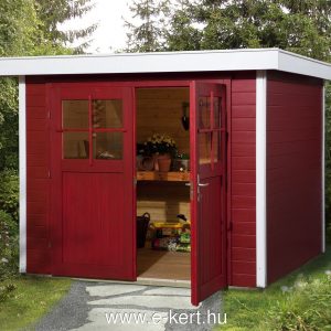 Vinea kerti szerszámtároló faházunk svédvörös színben
