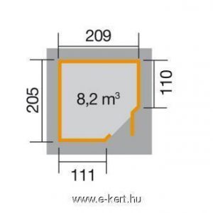 Ötszögletű szerszámtároló Weka 229