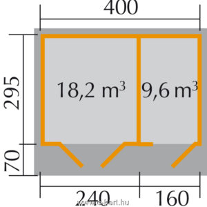 Faház alapozási mérete 261/2