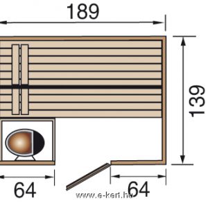 Weka szauna Oslo II.