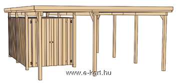 Nyitott garázs Weka autóbeálló 607/5260 - Image 5