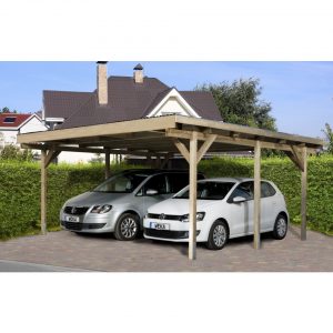 Dupla garázs építés, nyitott garázs gyártás