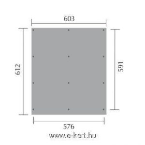 Duo Carport nyitott garázs 618
