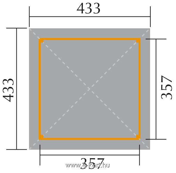Kerti pavilon Weka lugas 651.43 - Image 2