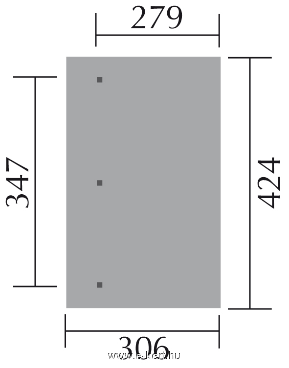 Weka tersztető mérete 671.3040