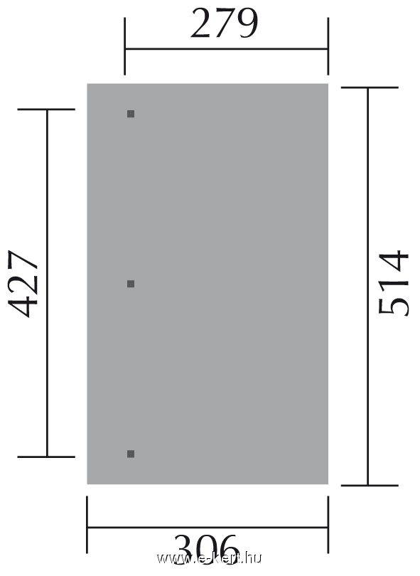 Terasztető nyitott garázs Weka 671 előtető - Image 11