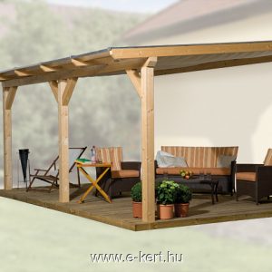 Terasztető polikarbonát fedéssel