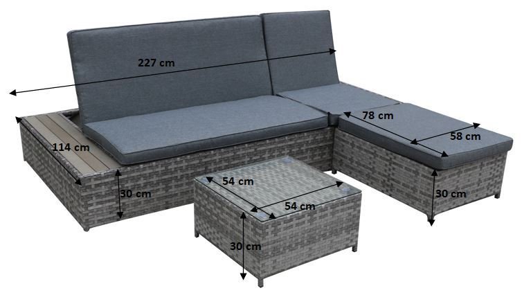 Rattan napozóágy Diabolico - Image 4