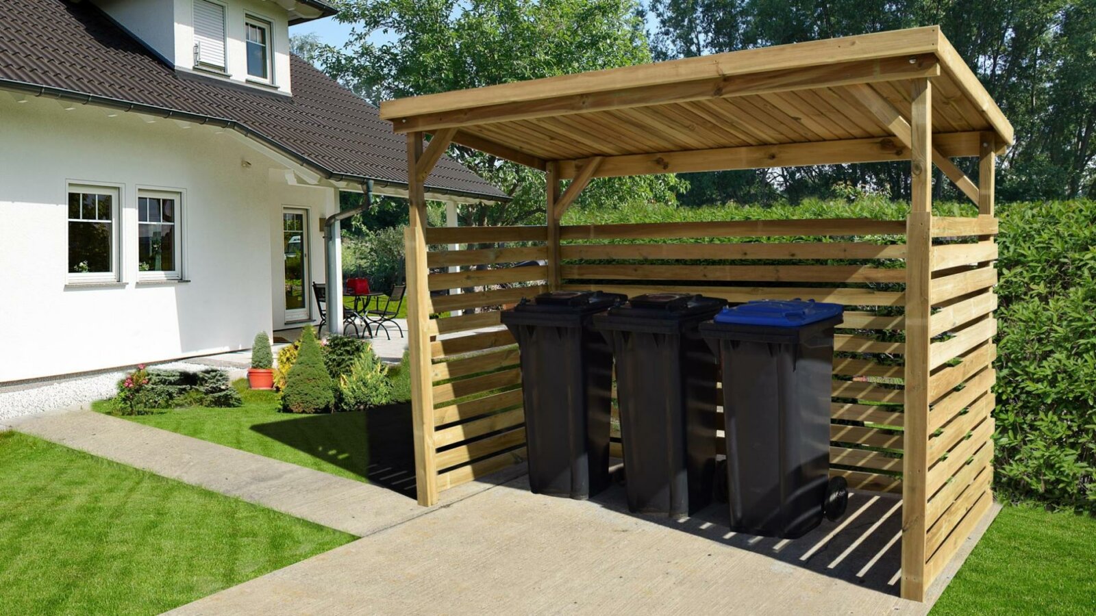 Fatároló Weka Brennholzlager