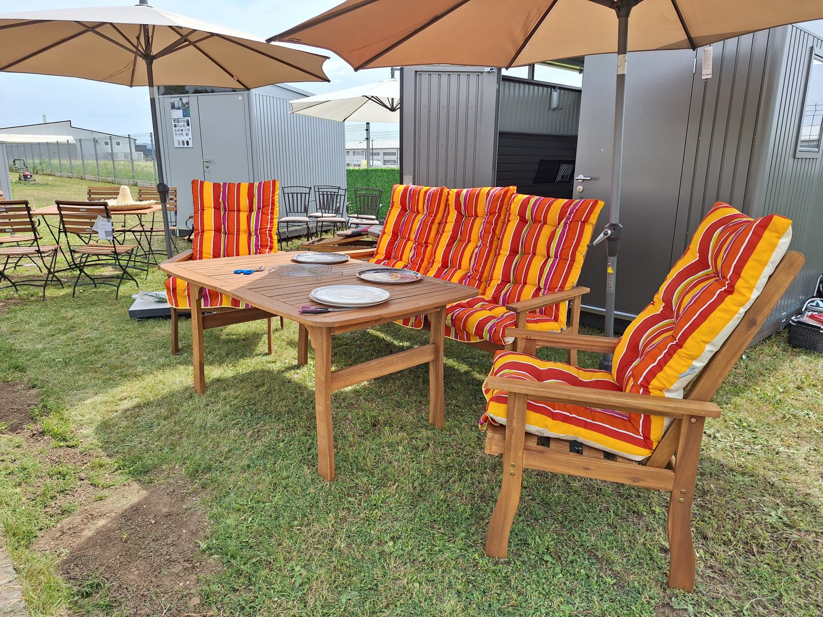 Keményfa kerti bútor pados Relax szett - Image 9