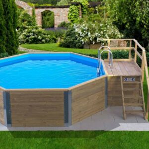 Gerendavázas kerti medence Madeira