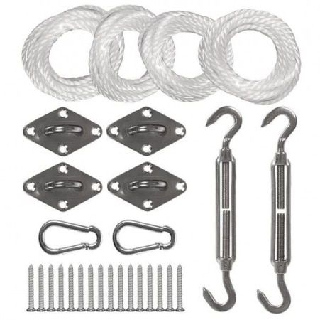 Napvitorlás árnyékolás szerelékei