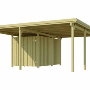 Nyitott garázs szerkezete Weka607