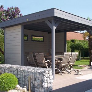 Pavilon oldalfallal Weka szaletli 657