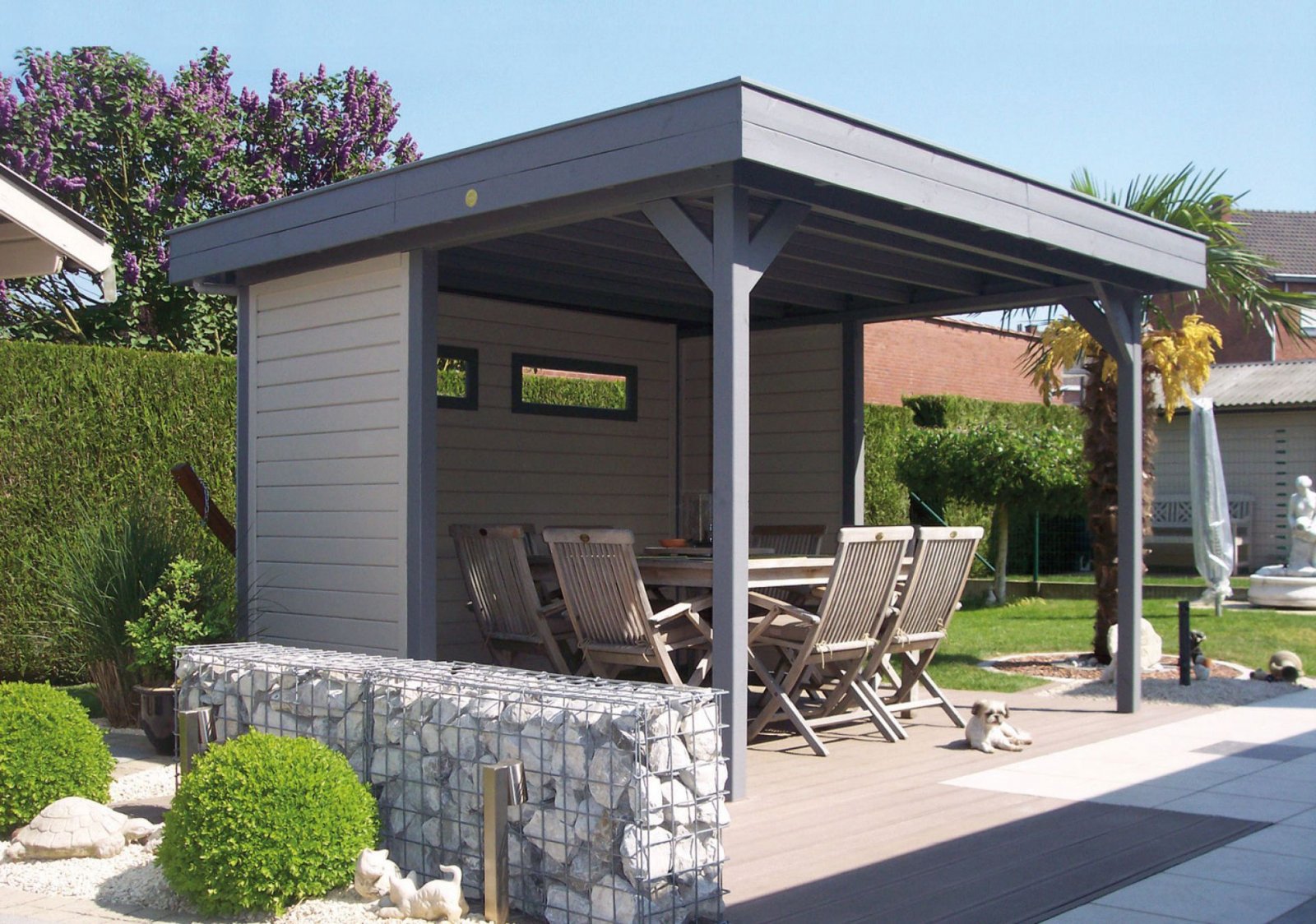 Pavilon oldalfallal Weka szaletli 657