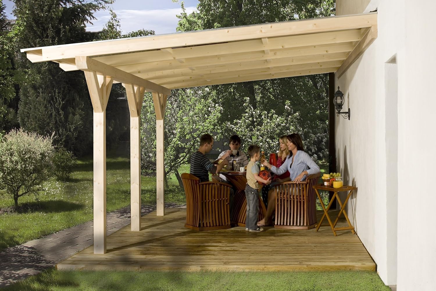 Terasztető polikarbonát terasz fedés 5-méretben - Image 2