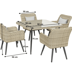 rattan kerti bútor Basso