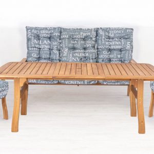 Keményfa kerti bútor pados szett M920