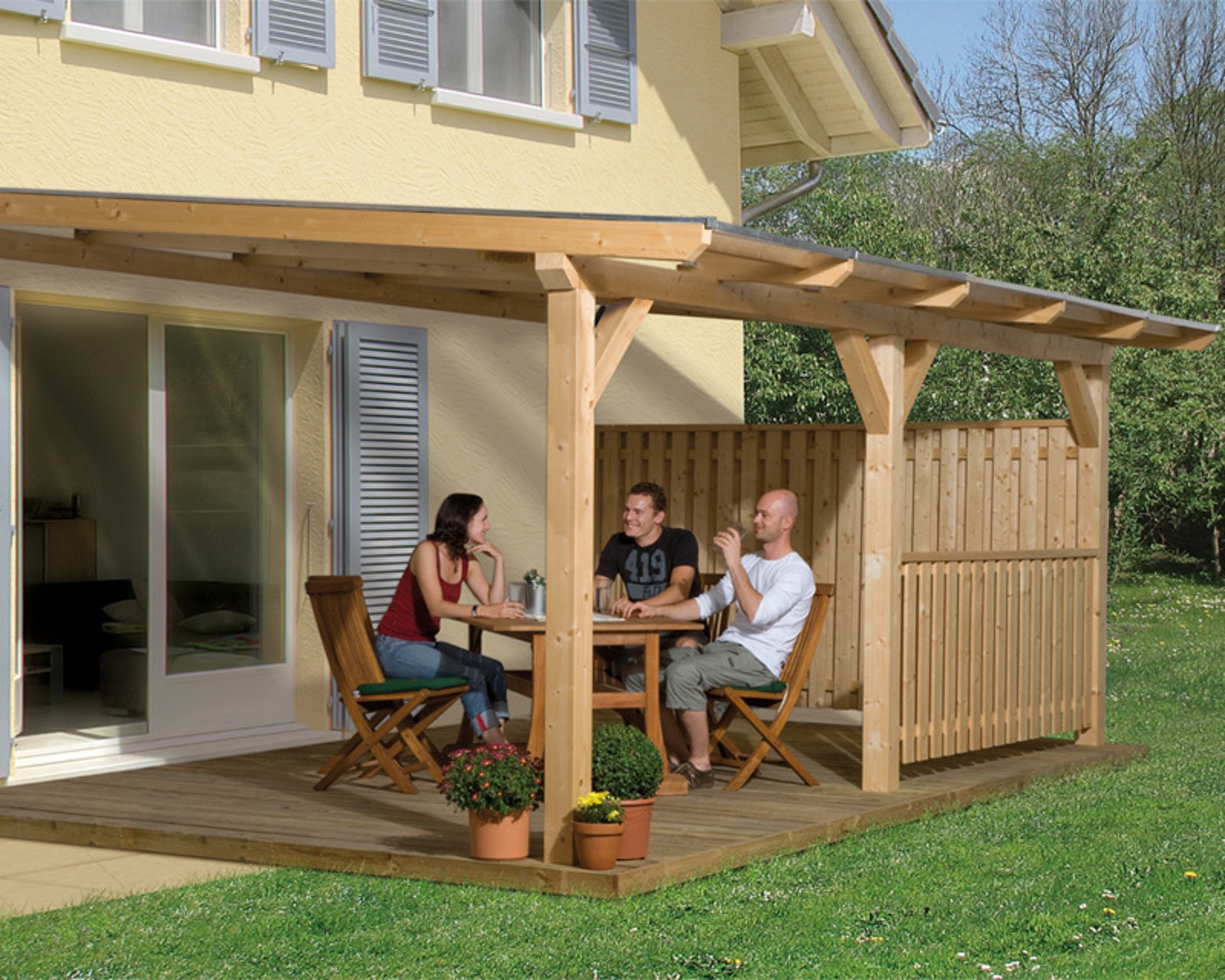 Terasztető építés több méretben