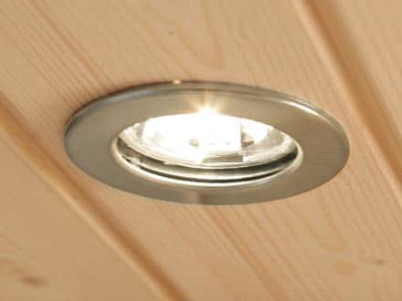 Infraszauna belső spot lámpa