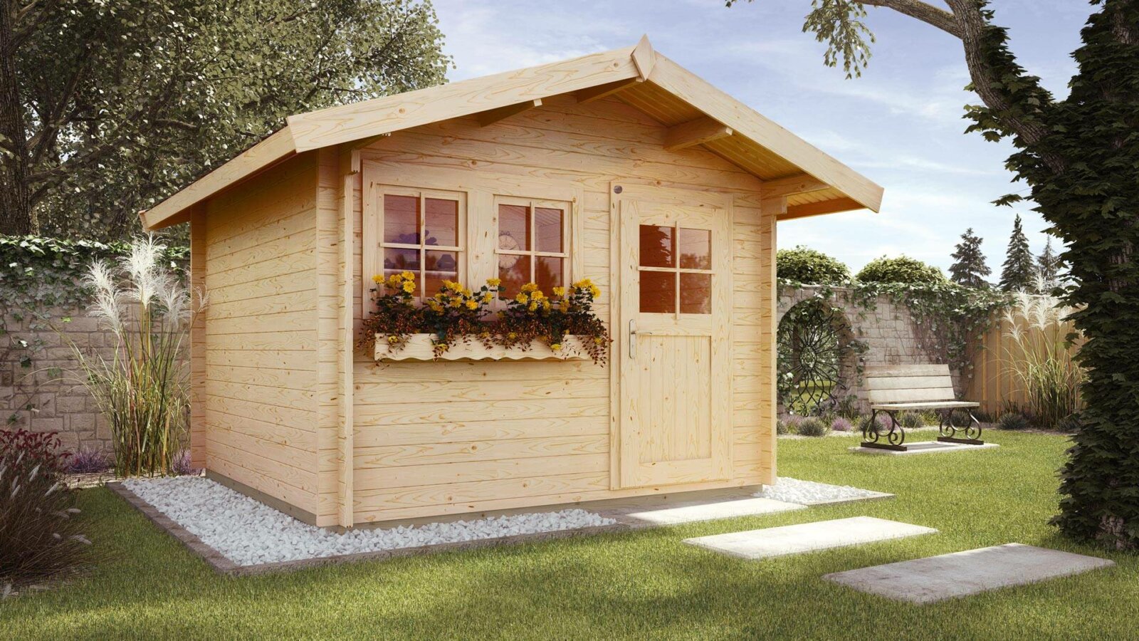 Szerszámtároló faház Weka_139