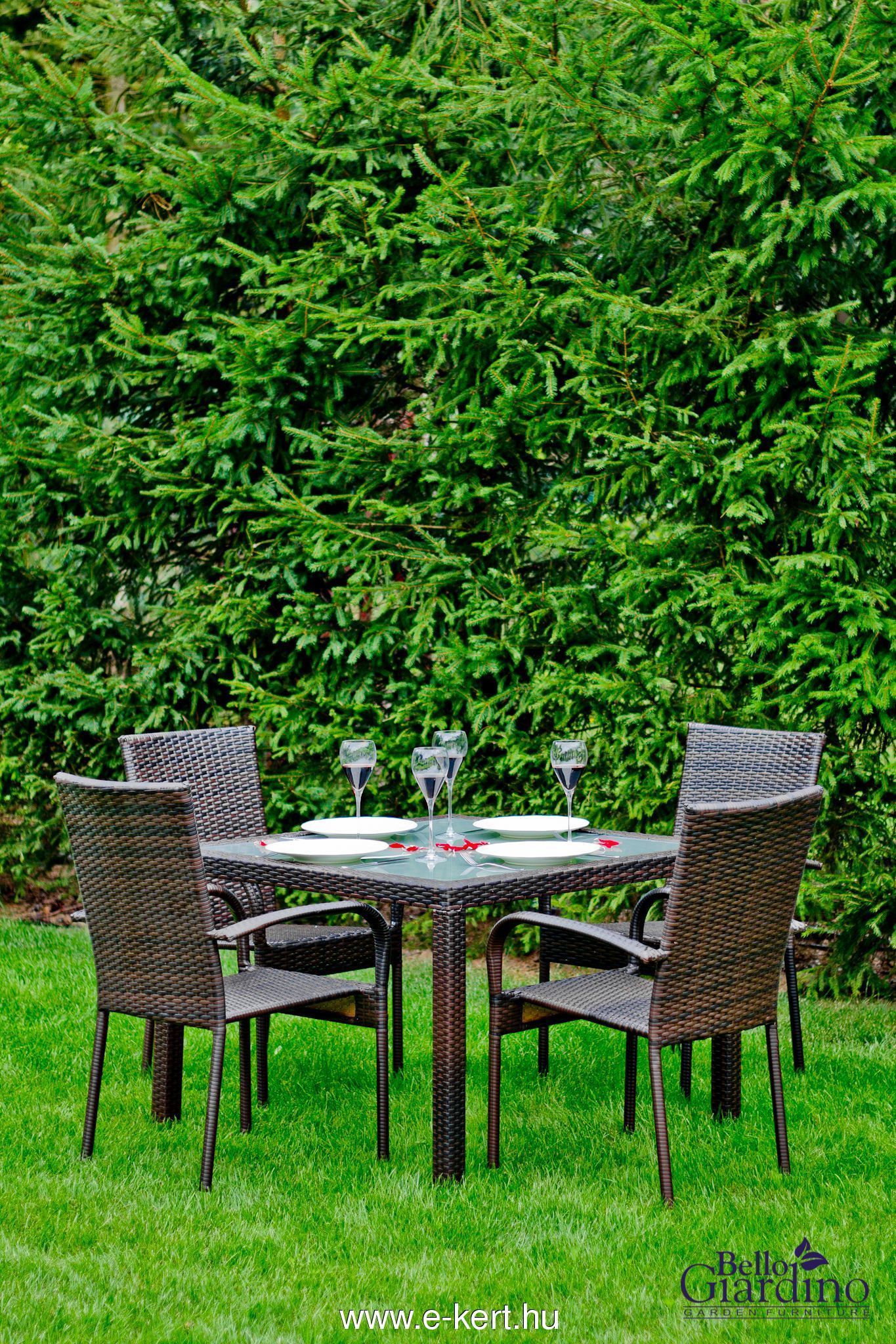 Rattan kerti bútor Eccellente - Image 7