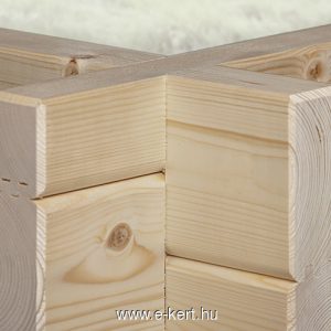 szaunaházunk sarok illesztése