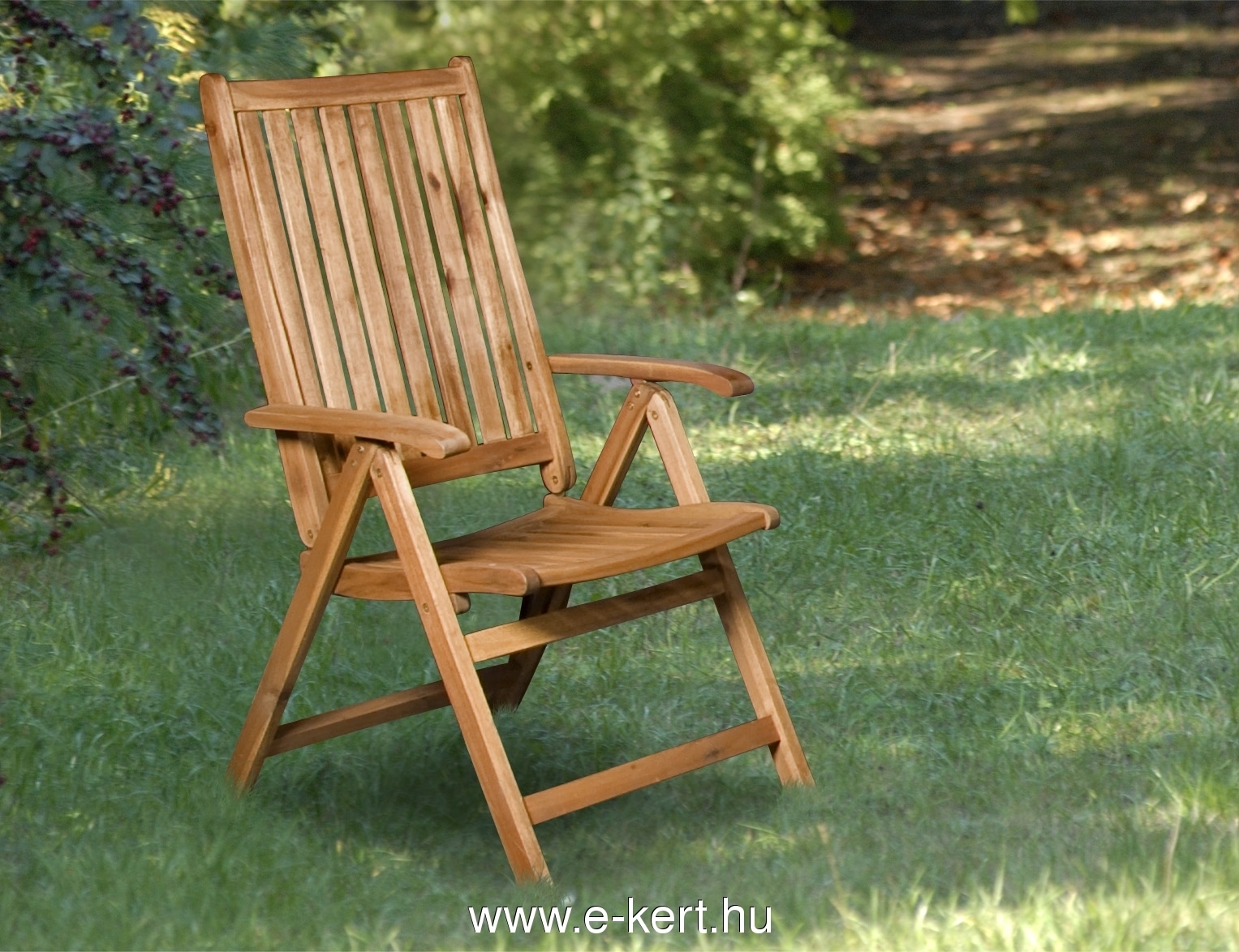 Összecsukható fa kerti szék