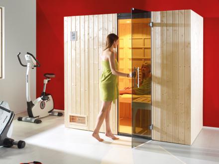 Kombiszauna építés Weka vezérlővel