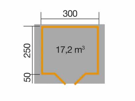 209-es Weka faház alaprajza