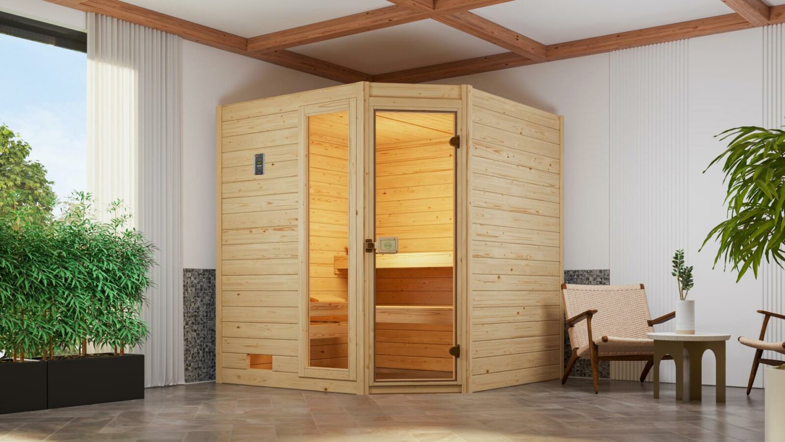 Weka Valida Eck sarok szauna