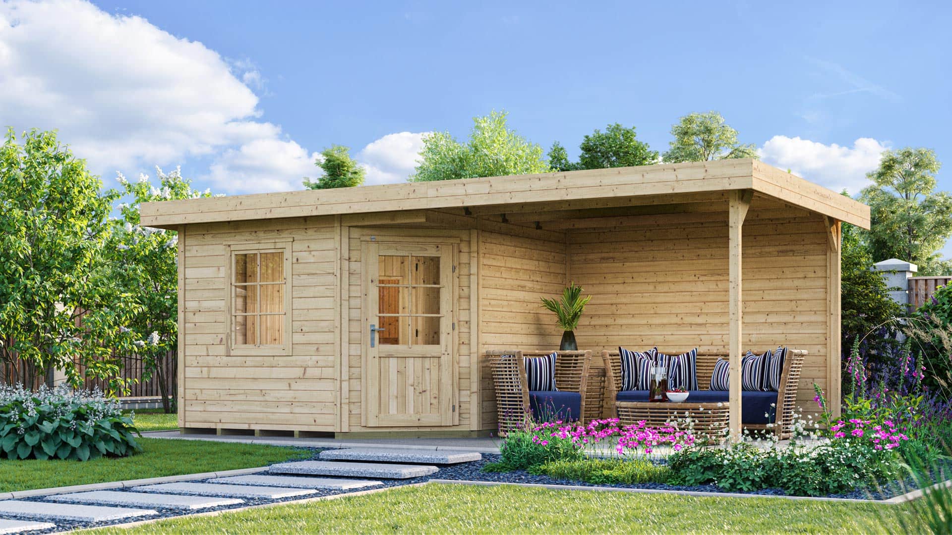 Kész szaunaház Weka 213.3030