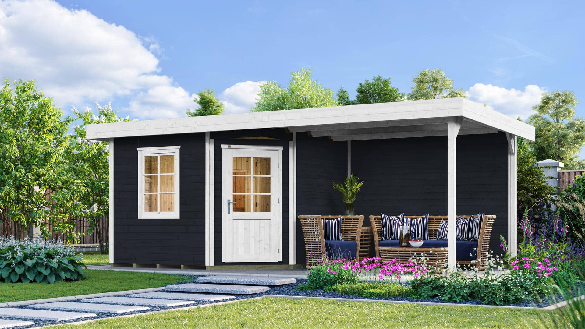 Szaunaház Weka 213.3030 antracit