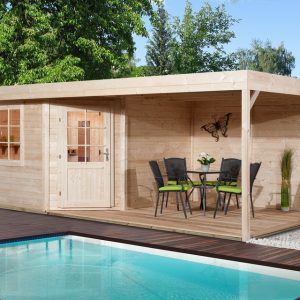 Szaunaház Weka 213 gyári szürke fehér