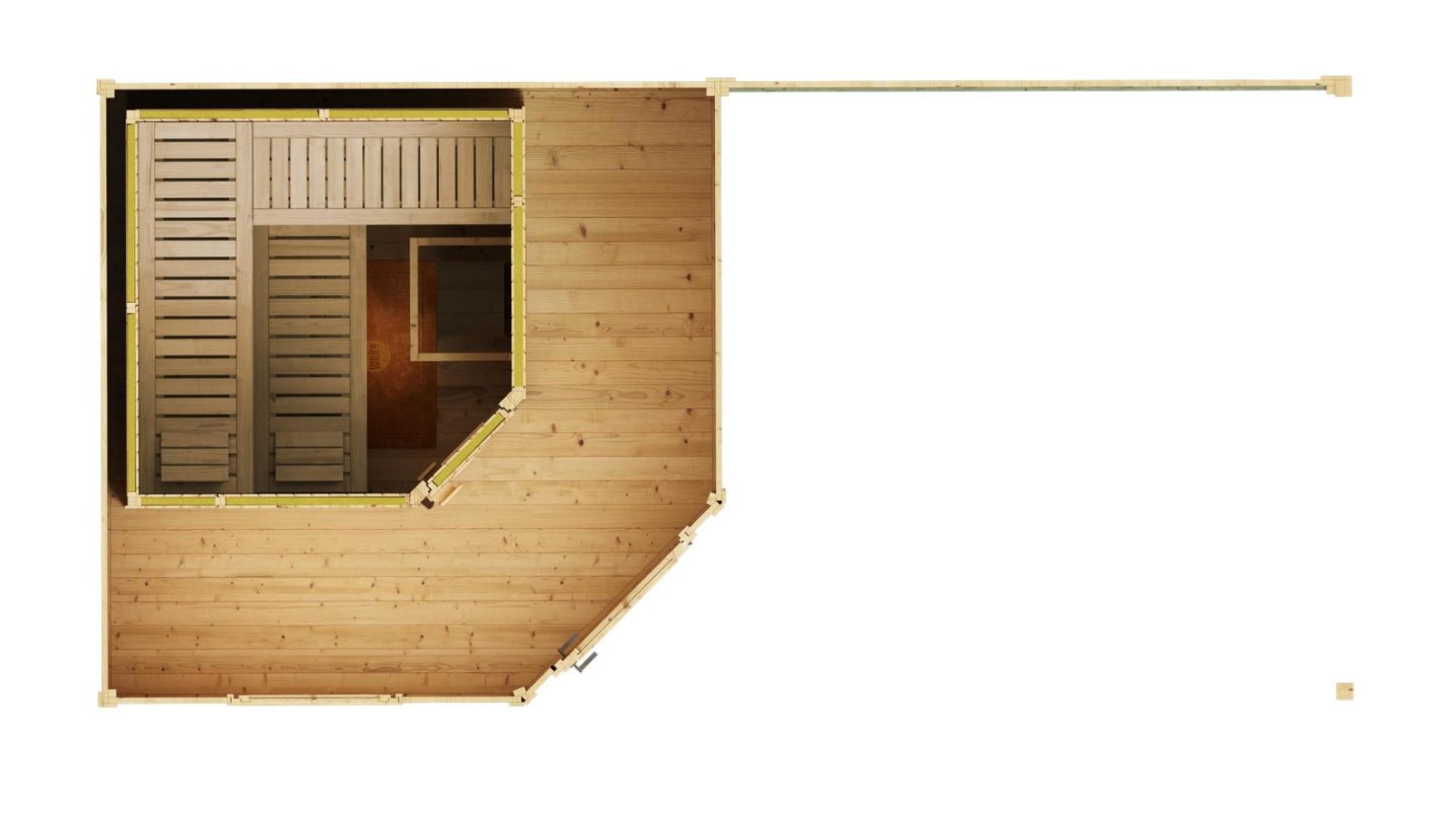 Szaunaház berendezése Weka 213.3030