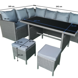 Rattan kerti bútor Stesso Bg