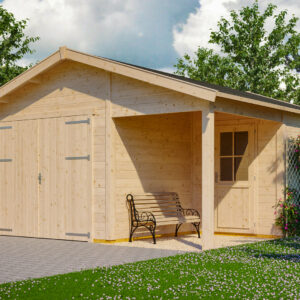 Zárt garázs építés Varberg2