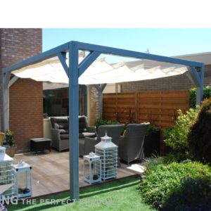 Elhúzható pergola árnyékoló 290x400cm terasz napvédelem