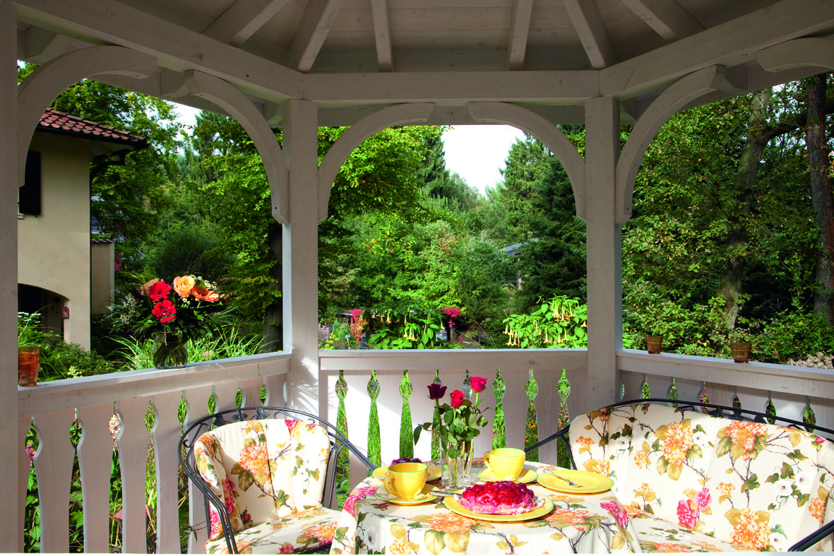 Nyolcszögletű kerti pavilon Nice371 - Image 2