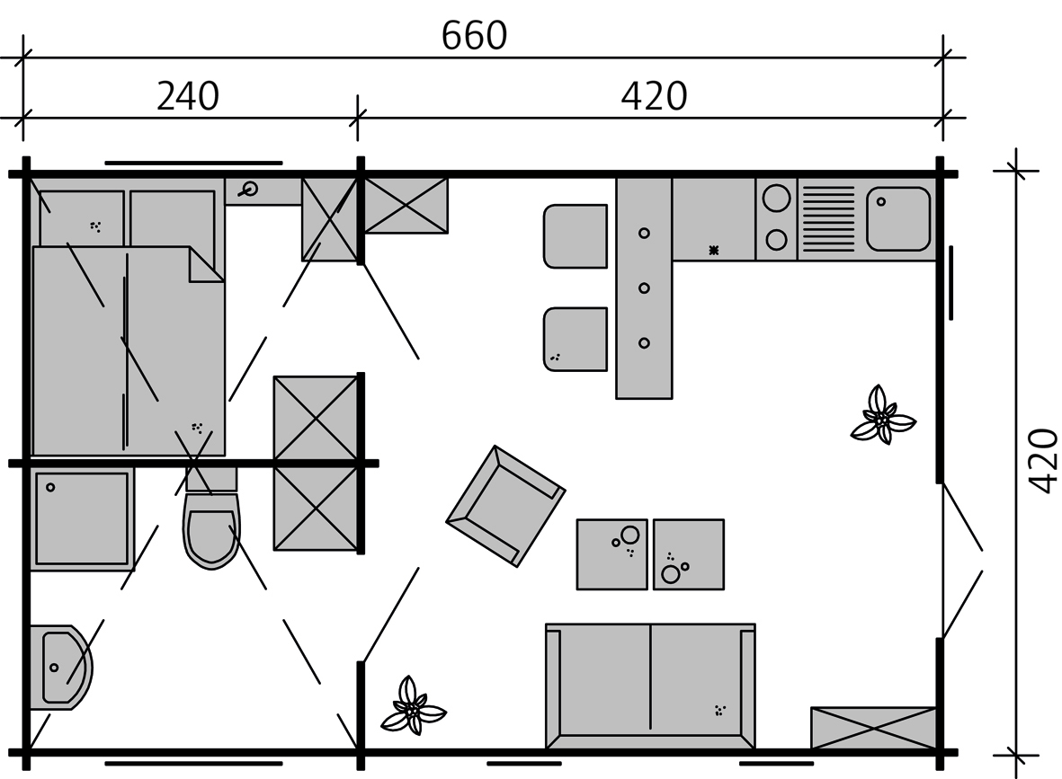 Gerendaház alaprajza Skanholz Torontó