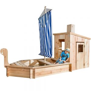 Homokozó hajó Játszótér