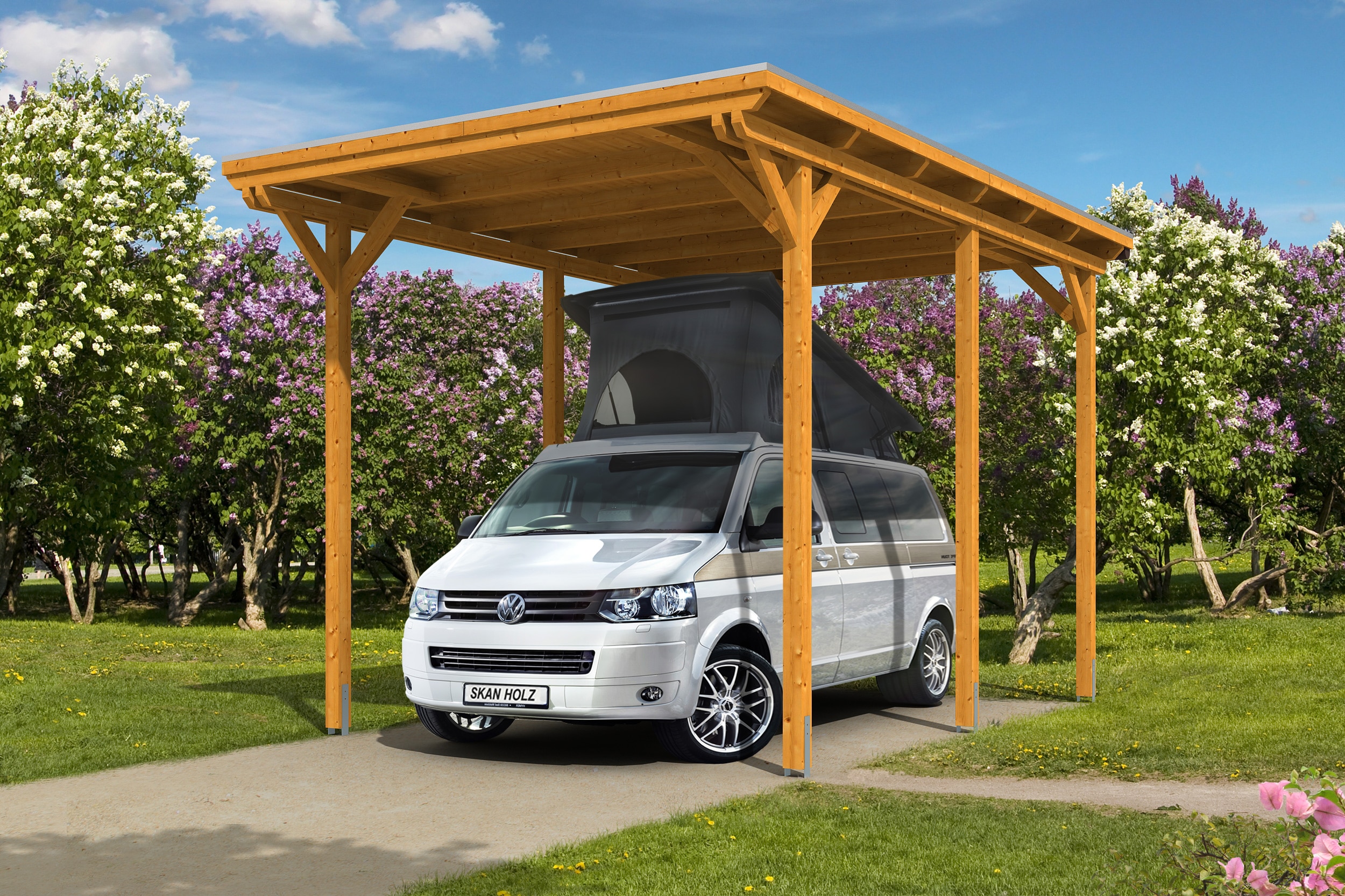 Lakóautó garázs építés 243/1